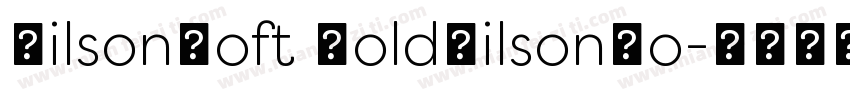 FilsonSoft BoldFilsonSo字体转换